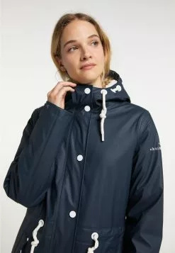 Parkas Parka Mi-saison Femme Marine -Magasin Vintage Dreimaster 28ea6e2b047f58ddbf36a093a8c41167