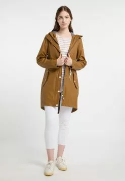 Manteaux De Pluie Manteau Fonctionnel Femme Noisette -Magasin Vintage Dreimaster 290019ab56750d3f33eefded6351f6ec