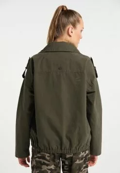 Dreimaster Vestes De Mi-saison Veste Mi-saison Femme Vert / Kaki -Magasin Vintage Dreimaster 29005c1703dea3262098abed8bdd306a