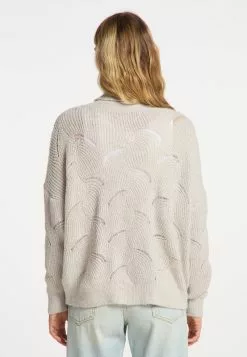 DreiMaster Vintage Pulls à Col Roulé Pull-over Femme Beige -Magasin Vintage Dreimaster 2a5a3eb10eb5f99333ef5a1e369dd740