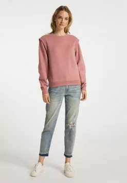 DreiMaster Vintage Sweats Sweat-shirt Femme Rose -Magasin Vintage Dreimaster 2c0604ac86ed3184ab728a201e4adb91