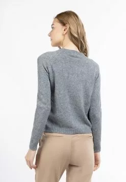 Pulls Maille Fine Pull-over Markani Femme Gris Chiné -Magasin Vintage Dreimaster 2c92a8ca5a7373a8fb03afb3dc384d8b