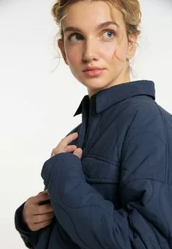 DreiMaster Vintage Vestes De Mi-saison Veste Mi-saison Femme Marine -Magasin Vintage Dreimaster 2e7ea536551e9a01191f23c003339fc6