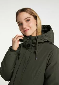 Parkas Parka D’hiver Femme Kaki -Magasin Vintage Dreimaster 2f0c58bd4e68cbaa920e12357f415934