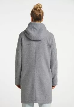 DreiMaster Vintage Dufflecoats Manteau Mi-saison Femme Gris Chiné -Magasin Vintage Dreimaster 2f92e29b0dbf22a67cba58171e7b429c