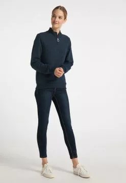 Sweats Sweat-shirt Femme Marine -Magasin Vintage Dreimaster 30619a842a32901c70598edfb1cae66f