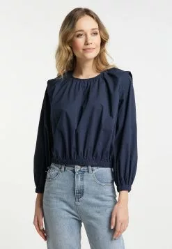 DreiMaster Vintage Blouses Et Tuniques Chemisier Femme Bleu Foncé 5 DreiMaster Vintage Blouses Et Tuniques Chemisier Femme Bleu Foncé -Magasin Vintage Dreimaster 30f4d723e0754246729c5e4946fe1cd5