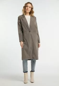 DreiMaster Vintage Manteaux De Mi-saison Manteau Mi-saison Femme Greige -Magasin Vintage Dreimaster 313ff405be21c5d8aa7a2096e0dd160a