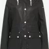 Manteaux De Pluie Manteau Mi-saison Femme Noir