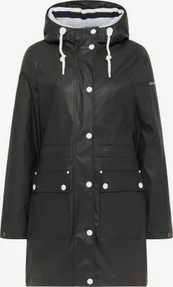 Manteaux De Pluie Manteau Mi-saison Femme Noir