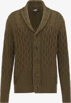 DreiMaster Vintage Gilets Vestes En Maille Homme Olive