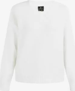 Pulls Basiques Pull-over Zitha Femme Blanc Cassé