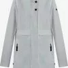 Manteaux De Pluie Manteau Mi-saison Femme Blanc