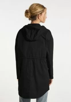 DreiMaster Vintage Parkas Parka Mi-saison Femme Noir -Magasin Vintage Dreimaster 38814c3a66c3ca75587a54a4a771430c