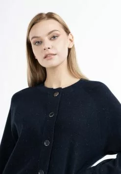 Gilets Cardigan Markani Femme Marine -Magasin Vintage Dreimaster 39fb297225a4ab23b93cd2bd7ea1f90f