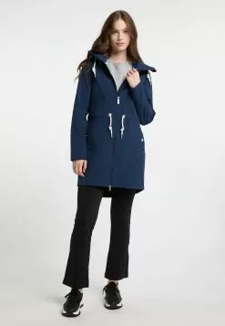 Manteaux De Pluie Manteau Fonctionnel Femme Bleu Marine -Magasin Vintage Dreimaster 3a6a12b2aa8cf65723a2f1e138e4aab2