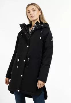 Parkas Parka D’hiver Femme Noir -Magasin Vintage Dreimaster 3b1fa01f3a408fcce9e7cc8c965b87b7