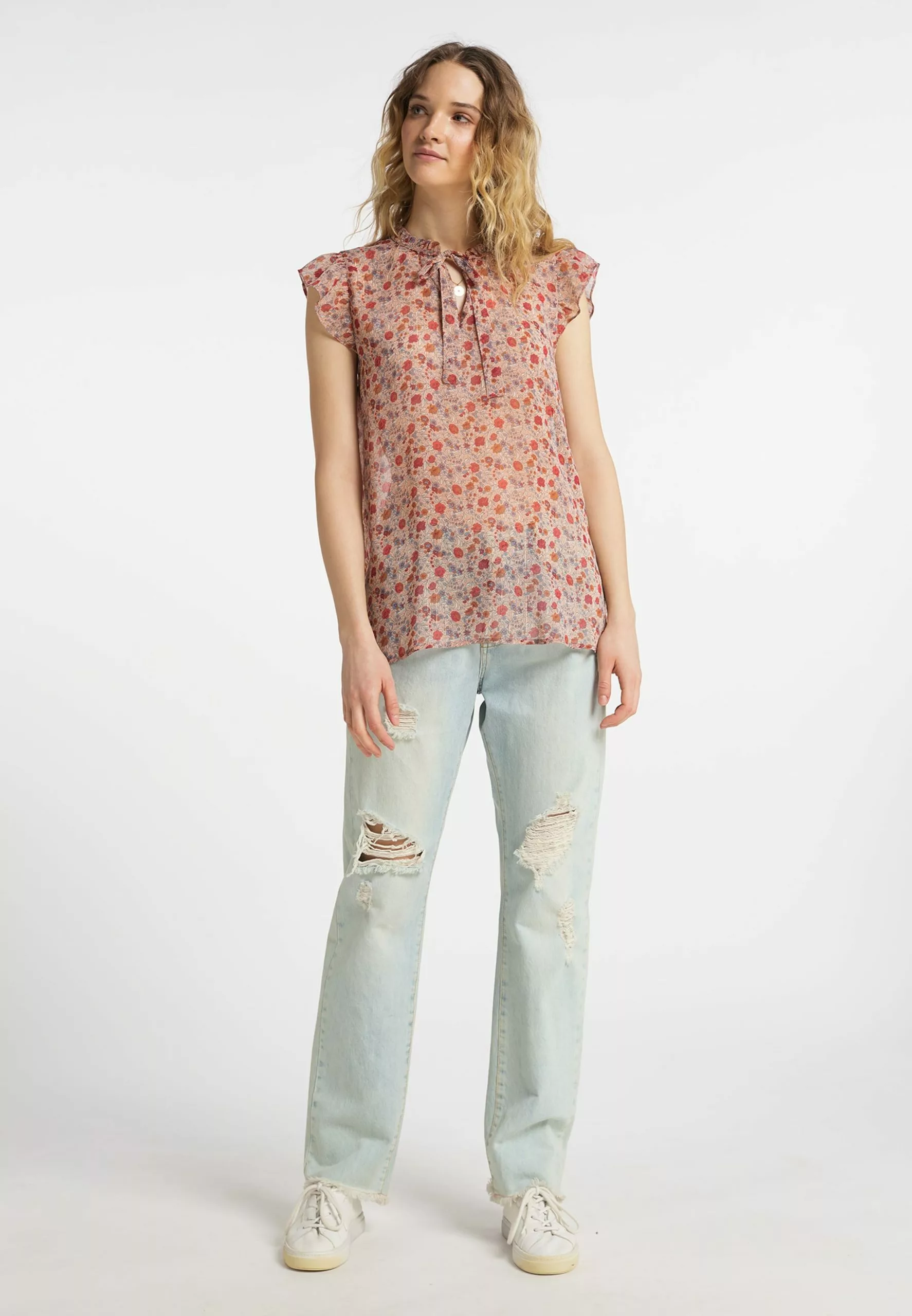 DreiMaster Vintage Blouses à Manches Courtes Chemisier Femme Rose 4 DreiMaster Vintage Blouses à Manches Courtes Chemisier Femme Rose – Image 4