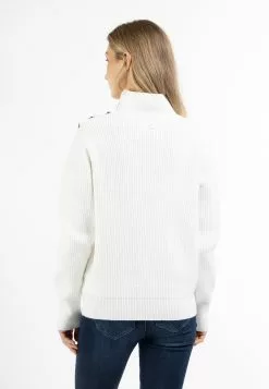 Pulls Maille Fine Pull-over Palpito Femme Blanc Cassé -Magasin Vintage Dreimaster 3d3baf0a253af33b5a7c02c5f4f684b8
