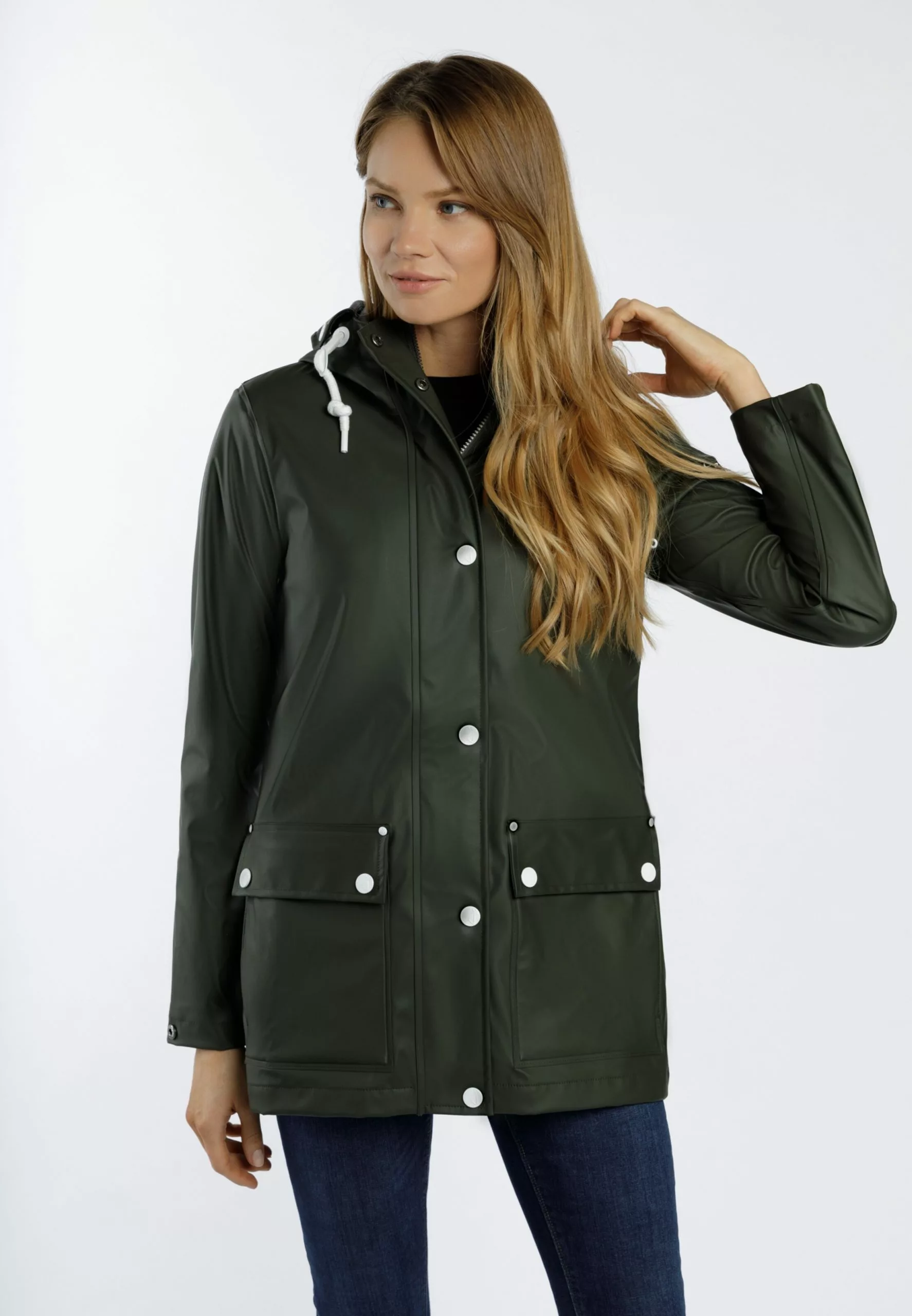 Vestes Dextérieur Veste Fonctionnelle Femme Vert Foncé 2 Vestes Dextérieur Veste Fonctionnelle Femme Vert Foncé – Image 2