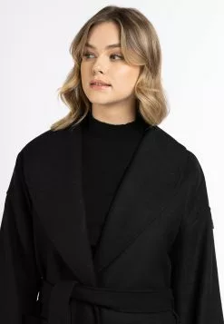 DreiMaster Vintage Manteaux De Mi-saison Manteau Mi-saison Femme Noir -Magasin Vintage Dreimaster 3d7119fd514b44759c86b3c1efa9e6fc