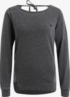 Dreimaster Sweats Sweat-shirt Femme Gris Chiné