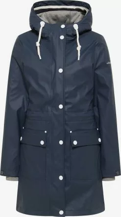 Manteaux De Pluie Manteau Fonctionnel Femme Bleu