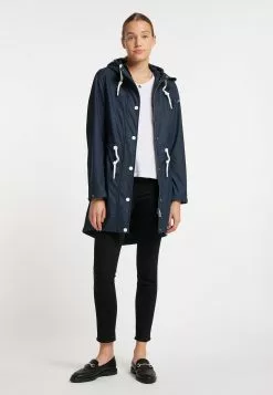 Parkas Parka Mi-saison Femme Bleu Marine -Magasin Vintage Dreimaster 402d4f9ed42999c55bfcc373d9057112