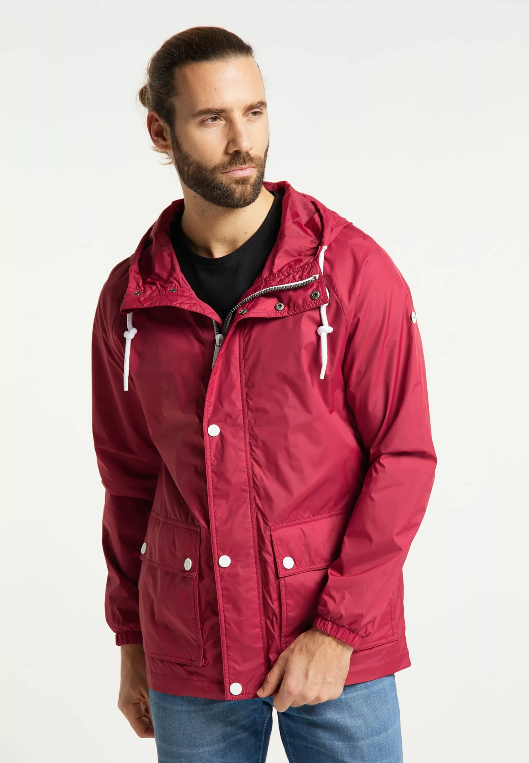 Vestes De Mi-saison Veste Mi-saison Homme Rouge 2 Vestes De Mi-saison Veste Mi-saison Homme Rouge – Image 2