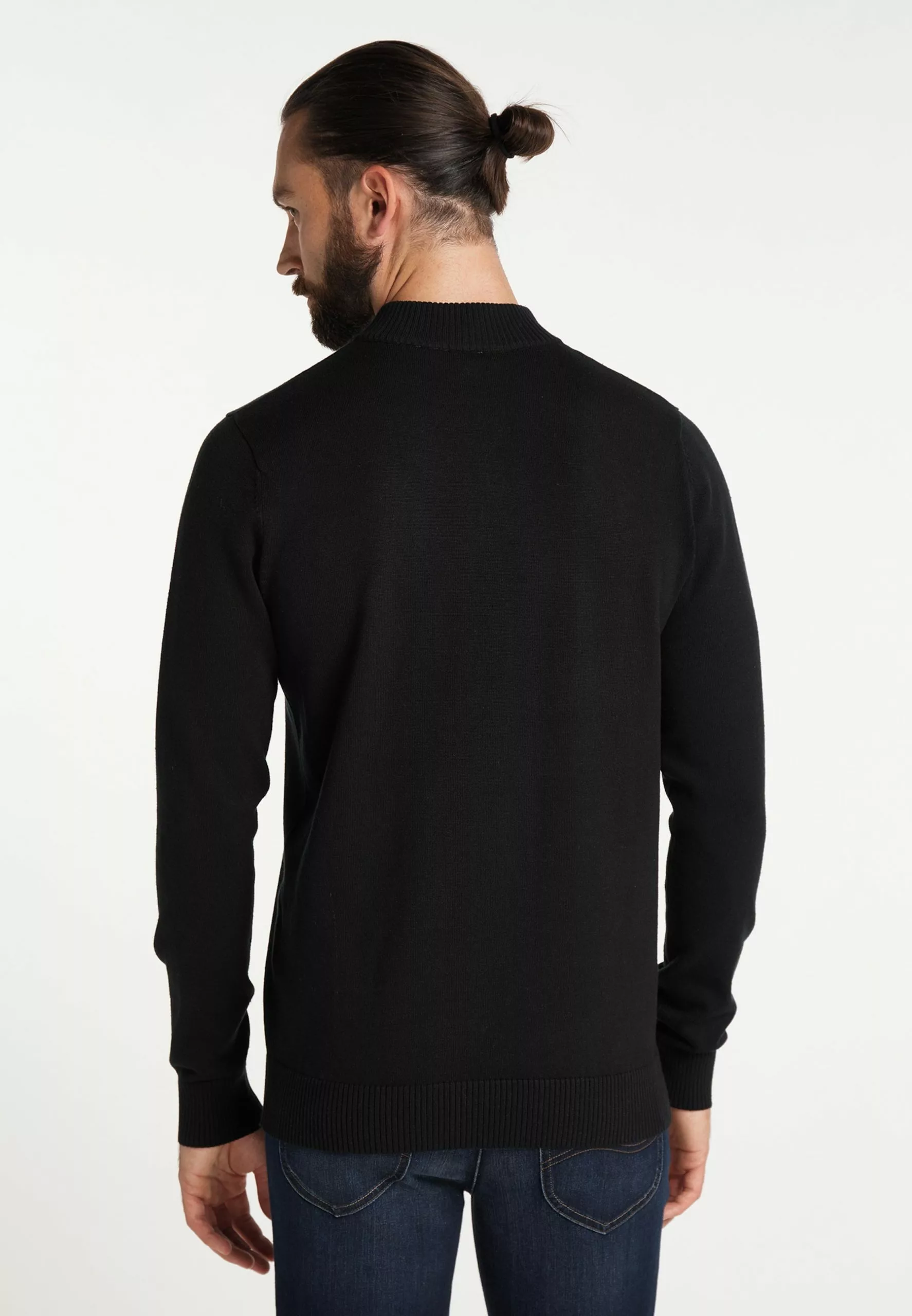 Pulls à Col Roulé Pull-over Homme Noir 3 Pulls à Col Roulé Pull-over Homme Noir – Image 3