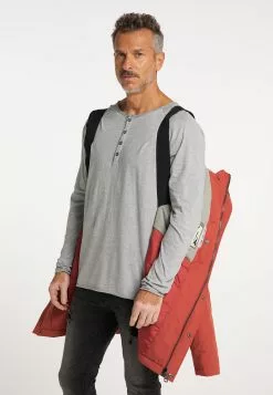 DreiMaster Vintage Vestes Dhiver Veste D’hiver Homme Rouge Orangé -Magasin Vintage Dreimaster 4202a9783f0f54bb8555e53bd4f23cc9