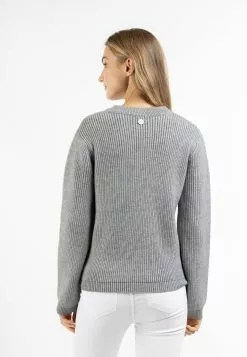 Pulls Maille Fine Pull-over Palpito Femme Gris Chiné -Magasin Vintage Dreimaster 435ab3ee7db0084de9a99b6f3ab93442