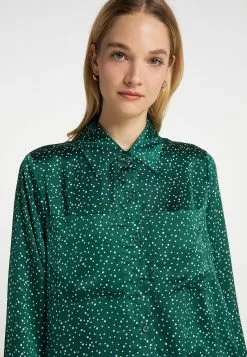 Chemisiers Chemisier Femme Vert Foncé -Magasin Vintage Dreimaster 4386d1cf136bb7c022857605bc06e4b2