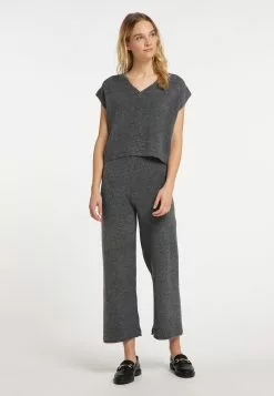 DreiMaster Vintage Pulls Maille Fine Pull-over Femme Graphite -Magasin Vintage Dreimaster 447e601ad712de4c9a0b9cca3ff4cd9f