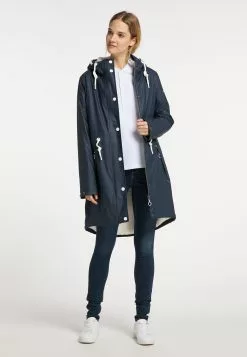 Parkas Parka Mi-saison Femme Marine -Magasin Vintage Dreimaster 45fe06f21f19b3eef1d32e1b303493e1