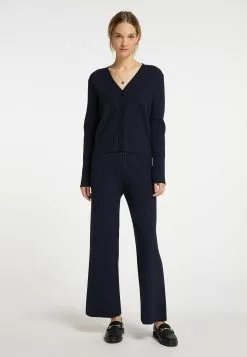 Gilets Cardigan Femme Bleu Nuit -Magasin Vintage Dreimaster 462d283b073434aef638e2fa62d09544