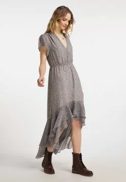 Robes Dété Coupe Slim Robe D’été Femme Champagne -Magasin Vintage Dreimaster 482b4d959d127abf9dddc7e8045deaad