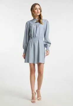 Mini-robes Robe Femme Bleu Fumé -Magasin Vintage Dreimaster 48bc29d11d8f1b076875e256640083ab