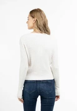 Gilets Cardigan Femme Blanc -Magasin Vintage Dreimaster 4a57d64aecdf42f728b4c591d2c74072