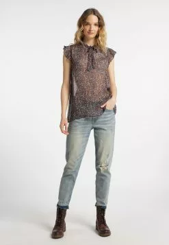 DreiMaster Vintage Blouses à Manches Courtes Chemisier Femme Mélange De Couleurs 8 DreiMaster Vintage Blouses à Manches Courtes Chemisier Femme Mélange De Couleurs -Magasin Vintage Dreimaster 4c9bc3abab52237f56d781ee8e9fb258