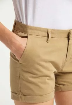 DreiMaster Vintage Shorts Coupe Slim Pantalon Femme Sable -Magasin Vintage Dreimaster 4df67ea7e97c90c89bf8ecc7c603af2b