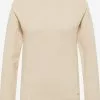 Pulls Maille Fine Pull-over Femme Beige Clair