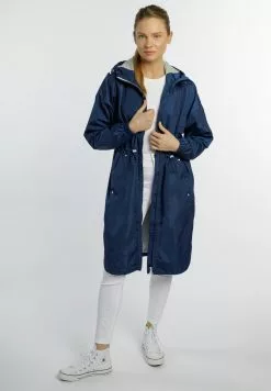 Parkas Parka Mi-saison Femme Bleu Marine -Magasin Vintage Dreimaster 51187b55f88def77a64a49988455dc08