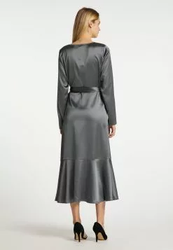 Robes Fluides Robe-chemise Femme Gris Argenté 7 Robes Fluides Robe-chemise Femme Gris Argenté -Magasin Vintage Dreimaster 511b8448d380190e95e492ed6f2750f8