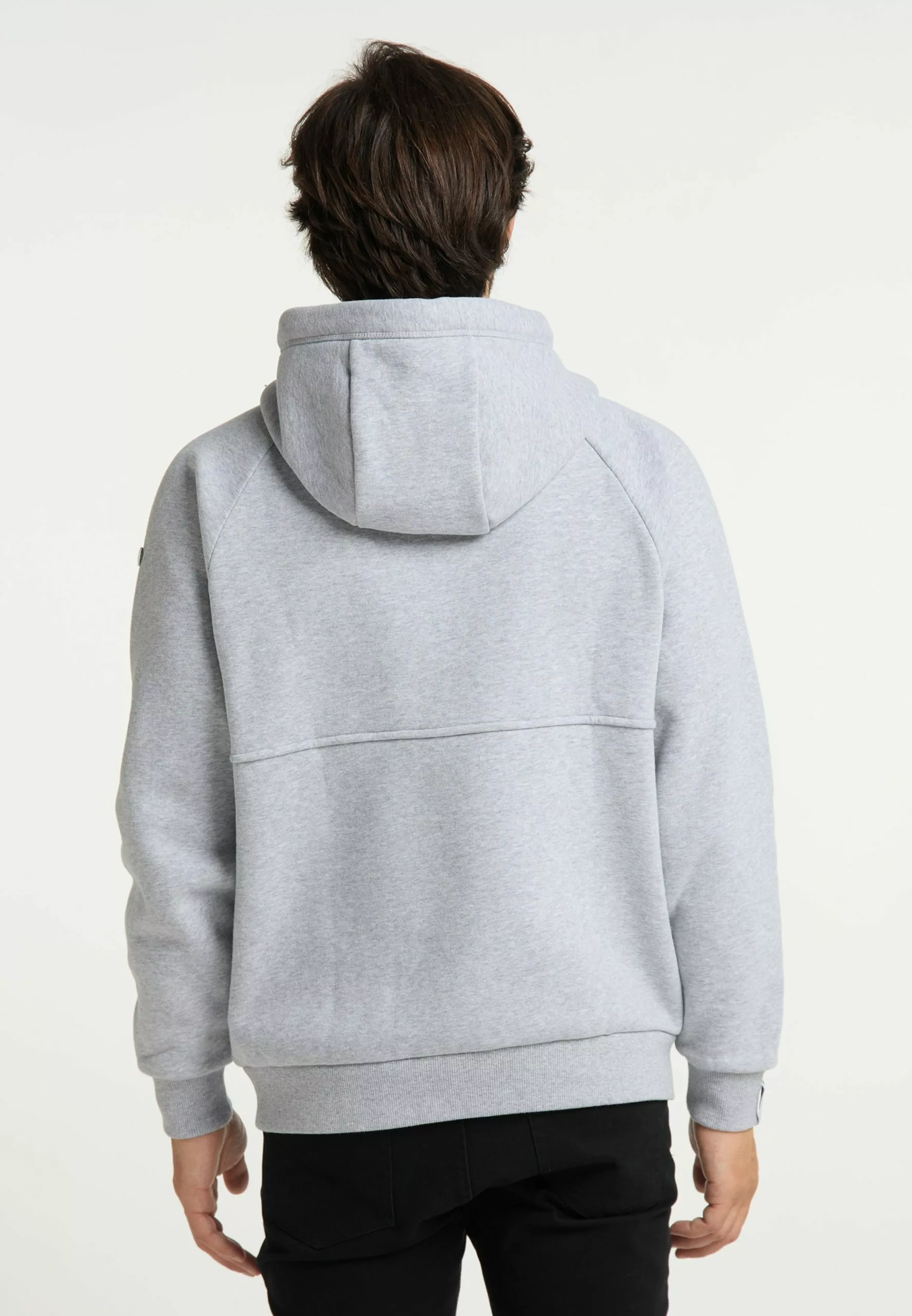 Sweats à Capuche Sweat-shirt Homme Gris Chiné 3 Sweats à Capuche Sweat-shirt Homme Gris Chiné – Image 3