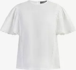 DreiMaster Vintage Blouses En Dentelle Chemisier Femme Blanc