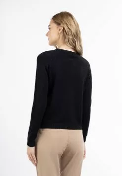 Pulls Basiques Pull-over Markani Femme Noir -Magasin Vintage Dreimaster 5589755fc7bfa08c4845c8e5f9d0a9fc