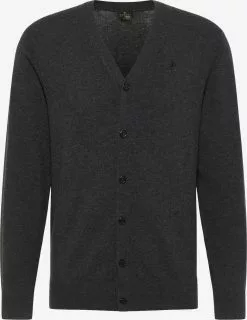 Gilets Vestes En Maille Homme Gris Foncé