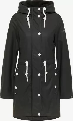 Parkas Parka Mi-saison Femme Noir