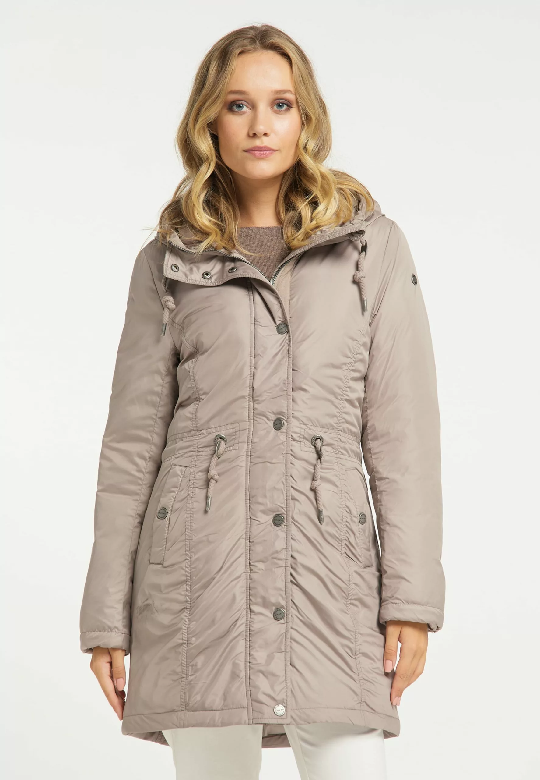 Parkas Parka D’hiver Femme Champagne 2 Parkas Parka D’hiver Femme Champagne – Image 2